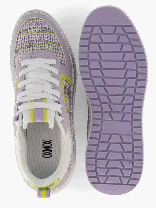 Dames Oxmox Lila Platform Sneaker