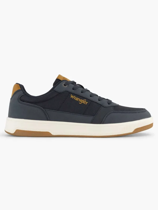 Heren Wrangler Marine Blauwe Sneaker