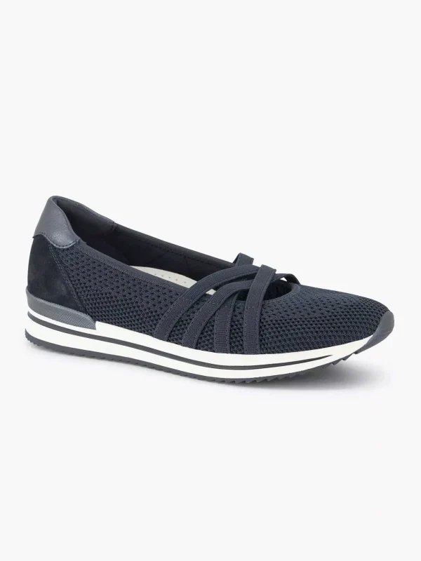 Dames Medicus Marineblauwe Comfort Instapper