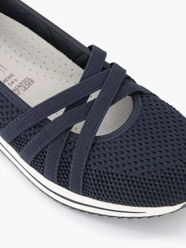 Dames Medicus Marineblauwe Comfort Instapper