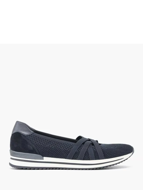 Dames Medicus Marineblauwe Comfort Instapper