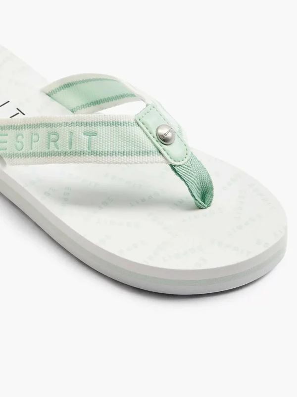 Dames Esprit Mintgroene Teenslipper