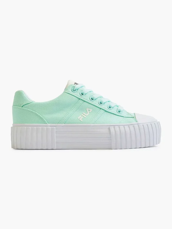 Dames FILA Mintkleurige Canvas Sneaker Platform