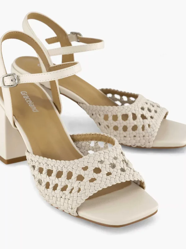 Dames Graceland Off White Sandalette
