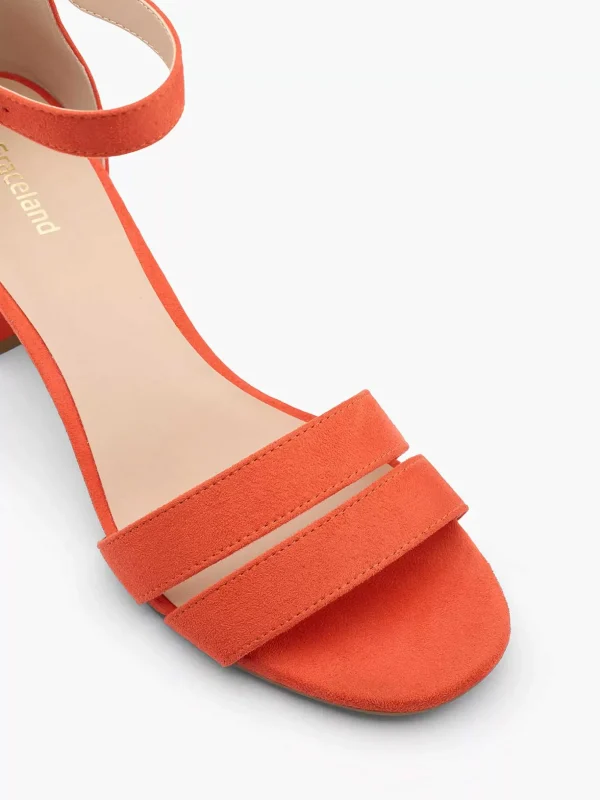 Dames Graceland Oranje Sandalette