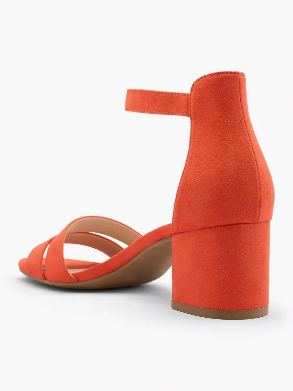 Dames Graceland Oranje Sandalette