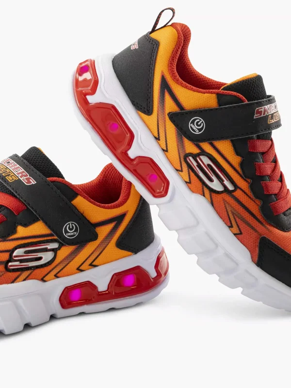 Kinderen Skechers Oranje Sneaker Lichtjes