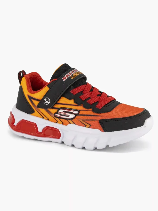 Kinderen Skechers Oranje Sneaker Lichtjes