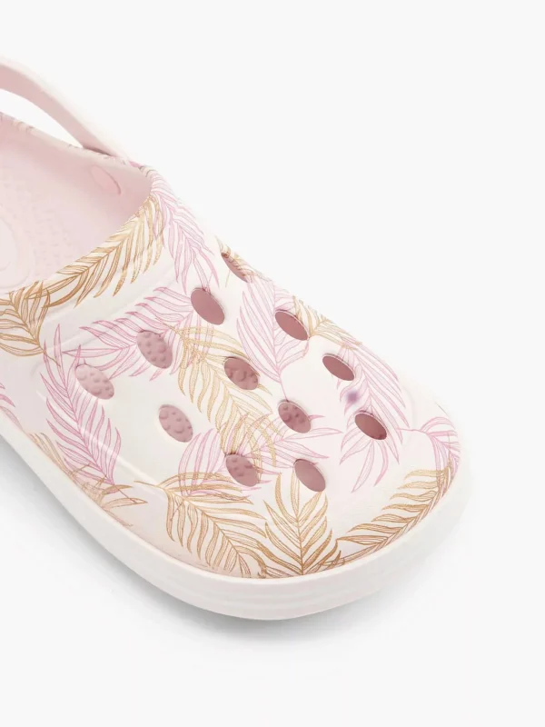 Dames Blue Fin Roze Clog