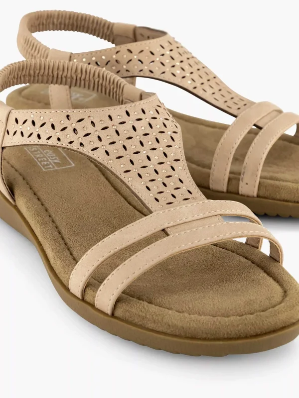Dames Easy Street Roze Comfort Sandaal