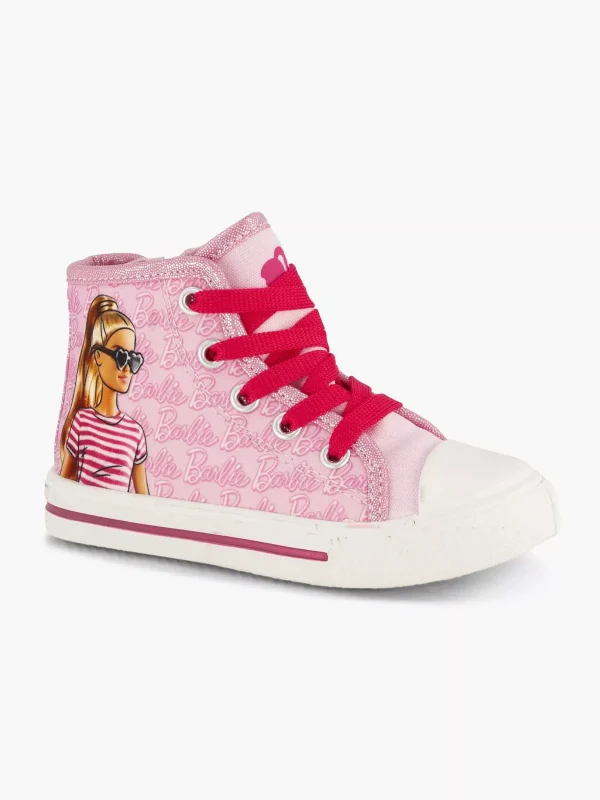 Kinderen Barbie Roze Hoge Sneaker