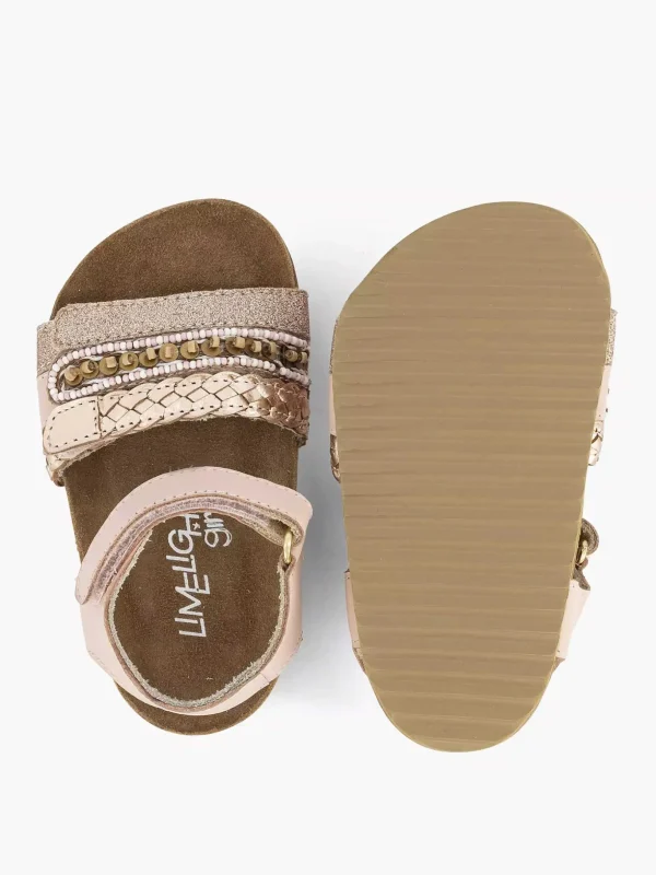 Kinderen Limelight girl Roze Leren Sandal Klittenband