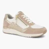 Dames Medicus Roze Leren Sneaker