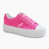 Dames FILA Roze Platform Canvas Sneaker