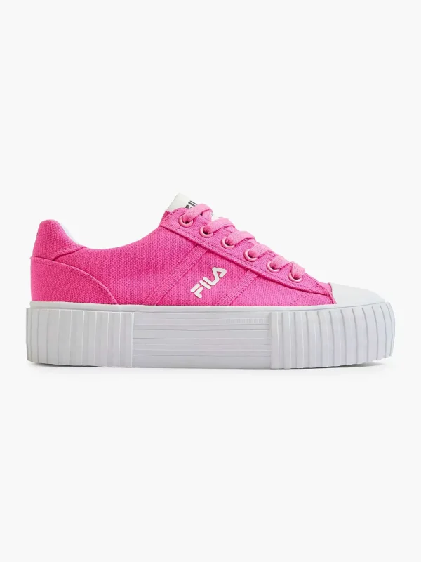 Dames FILA Roze Platform Canvas Sneaker