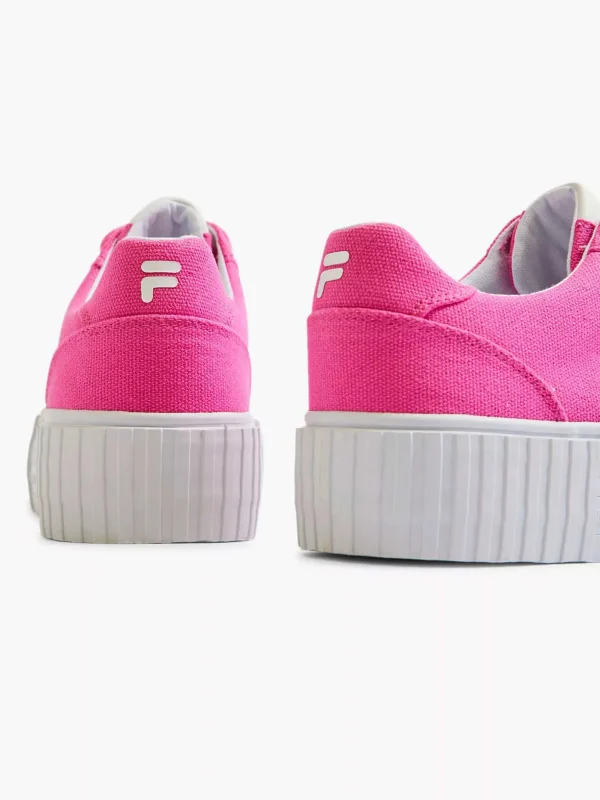 Dames FILA Roze Platform Canvas Sneaker