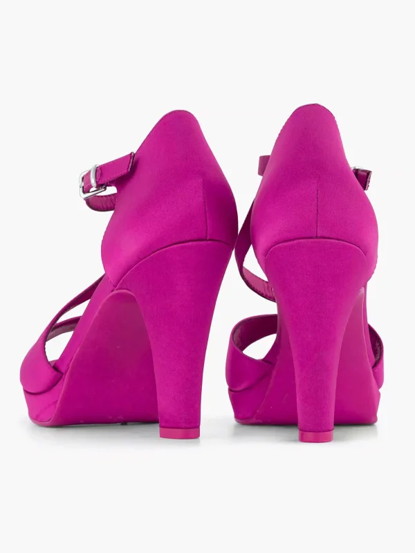 Dames Graceland Roze Pump Satijn
