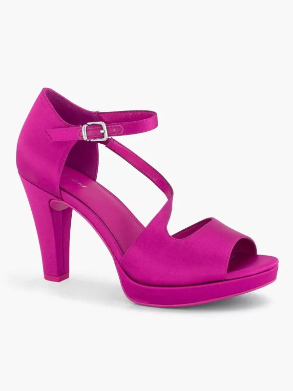 Dames Graceland Roze Pump Satijn