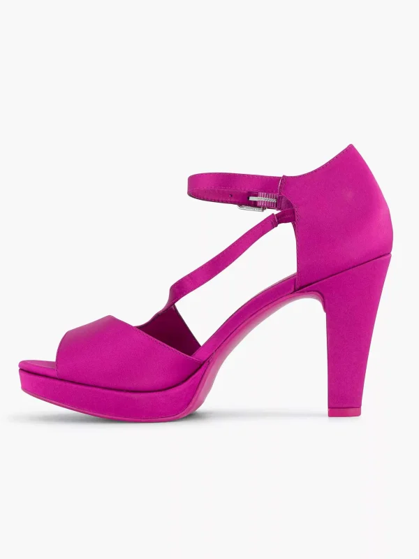 Dames Graceland Roze Pump Satijn