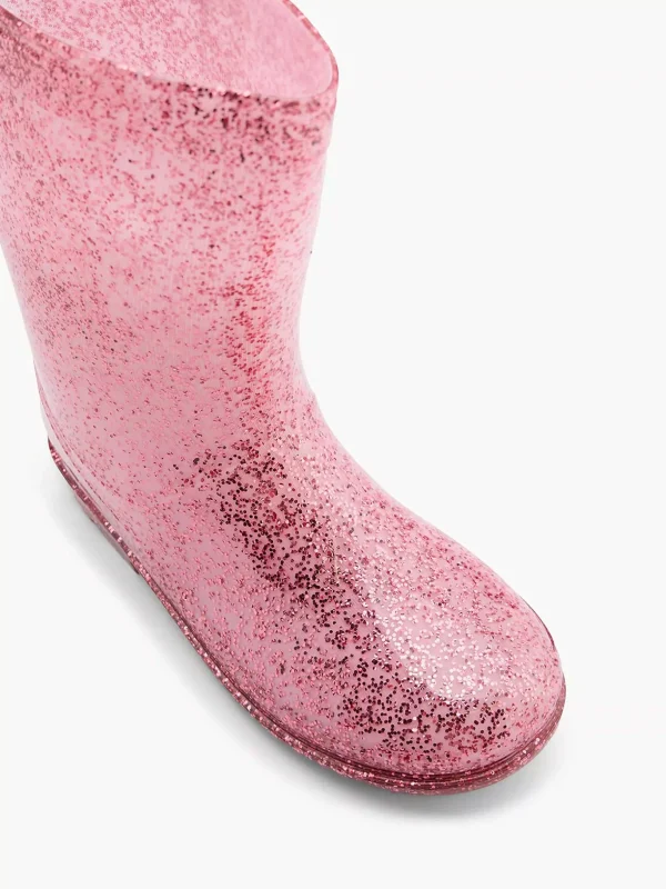 Kinderen Landrover Roze Regenlaars Glitters