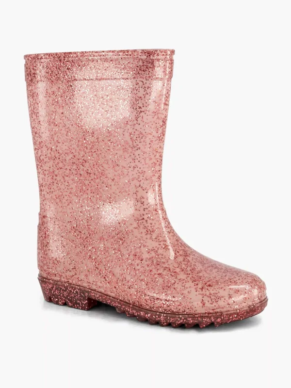 Kinderen Landrover Roze Regenlaars Glitters