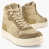 Dames Oxmox Taupe Hoge Sneaker