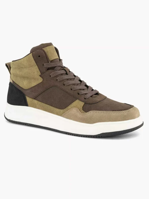 Heren Memphis One Taupe Hoge Sneaker