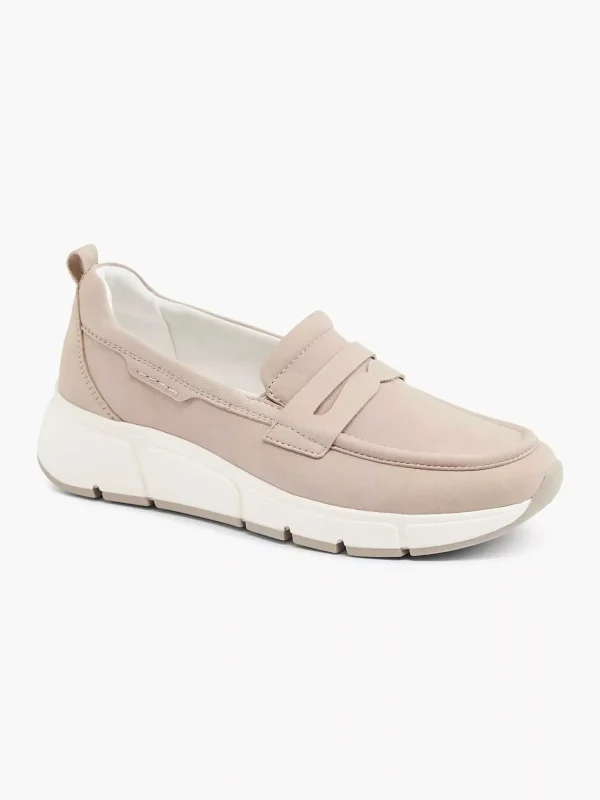 Dames Medicus Taupe Leren Comfort Instapper