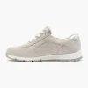 Dames Medicus Taupe Leren Sneaker