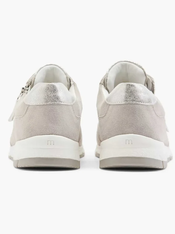 Dames Medicus Taupe Leren Sneaker