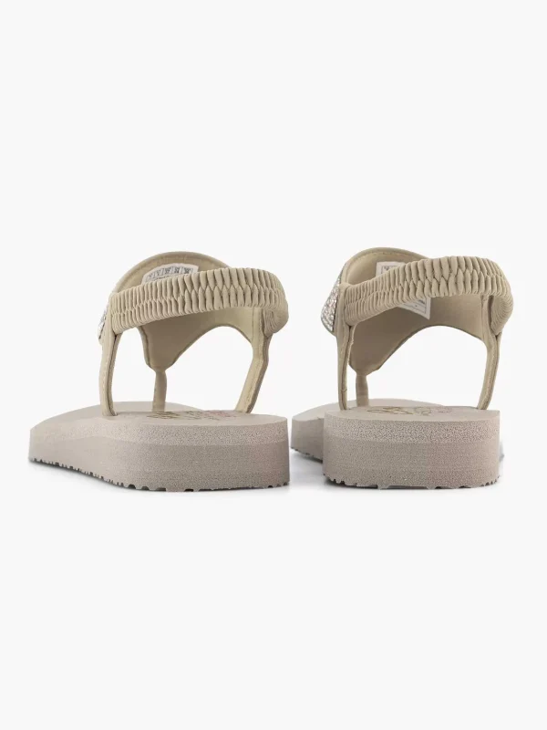 Dames Skechers Taupe Sandaal
