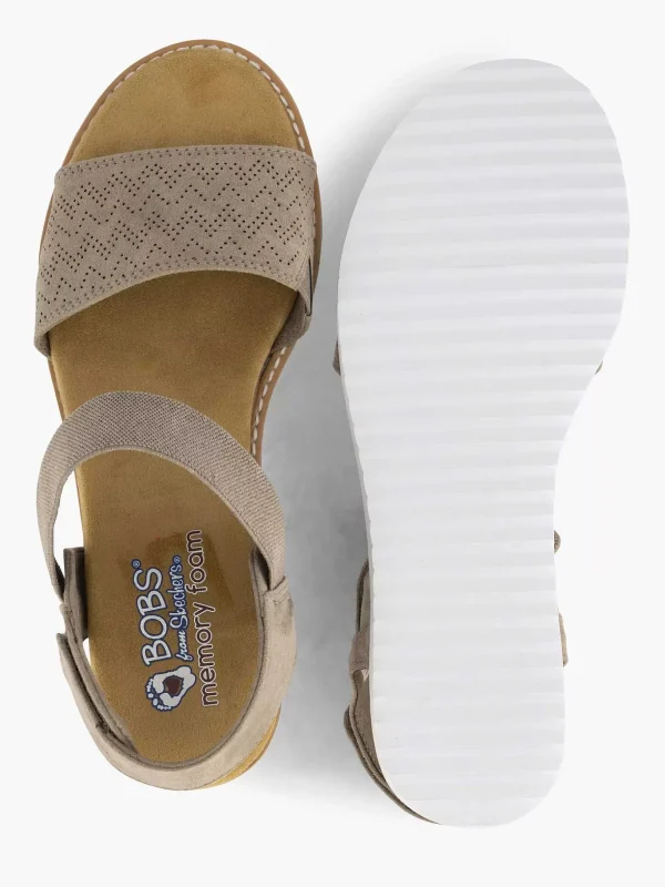 Dames Skechers Taupe Sandaal