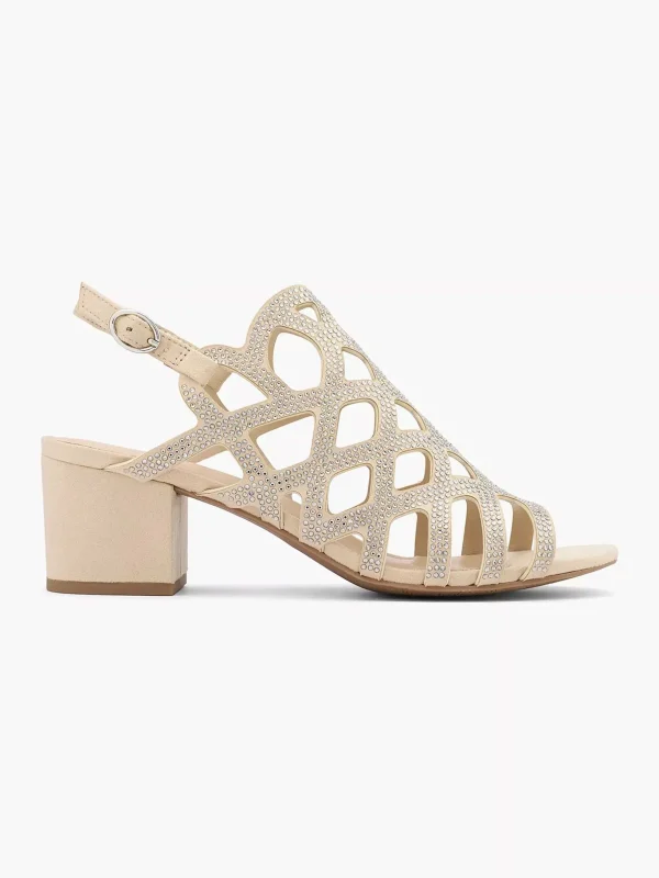 Dames Graceland Taupe Sandalette