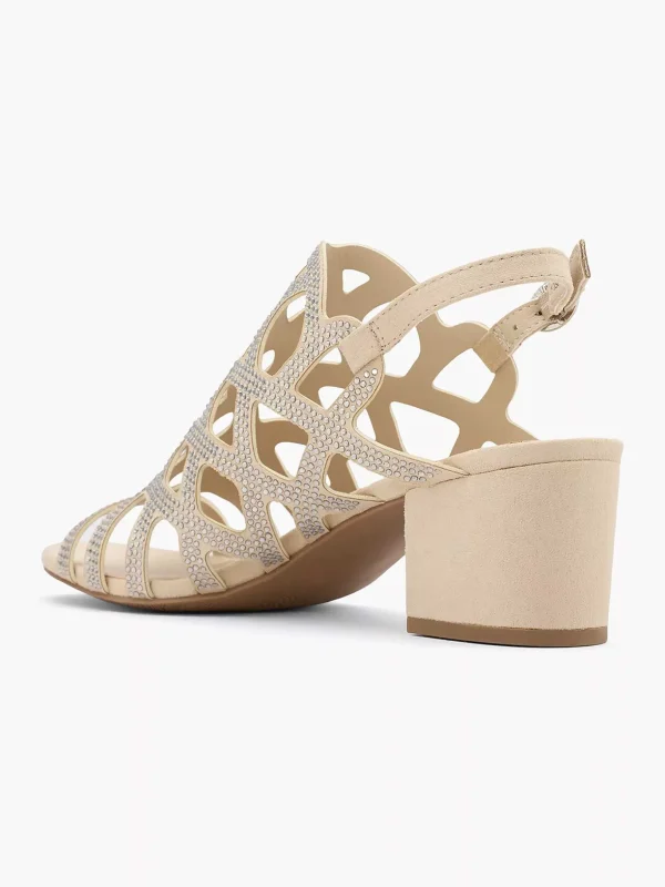 Dames Graceland Taupe Sandalette