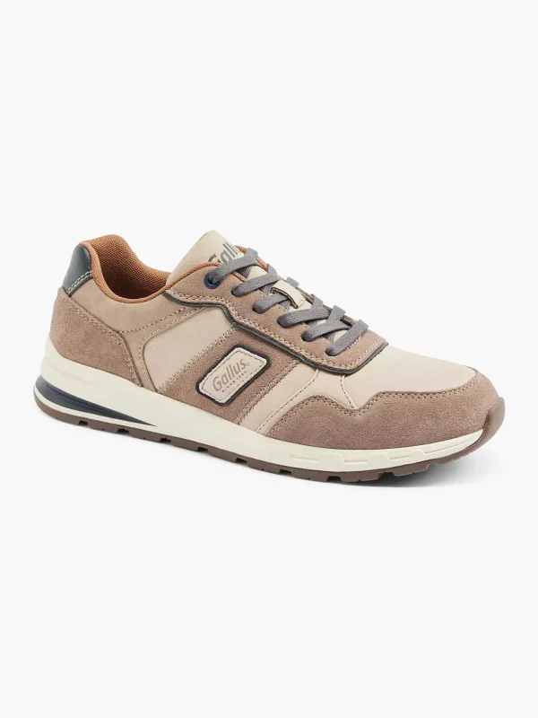 Heren Gallus Taupe Sneaker