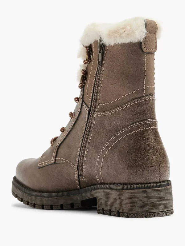 Dames Easy Street Taupe Veterboot