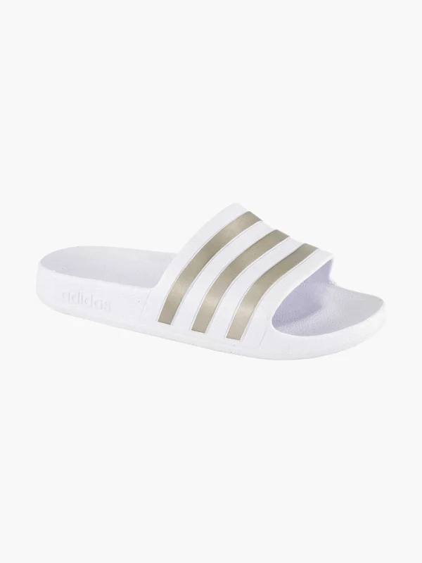 Dames adidas Witte Adilette Aqua