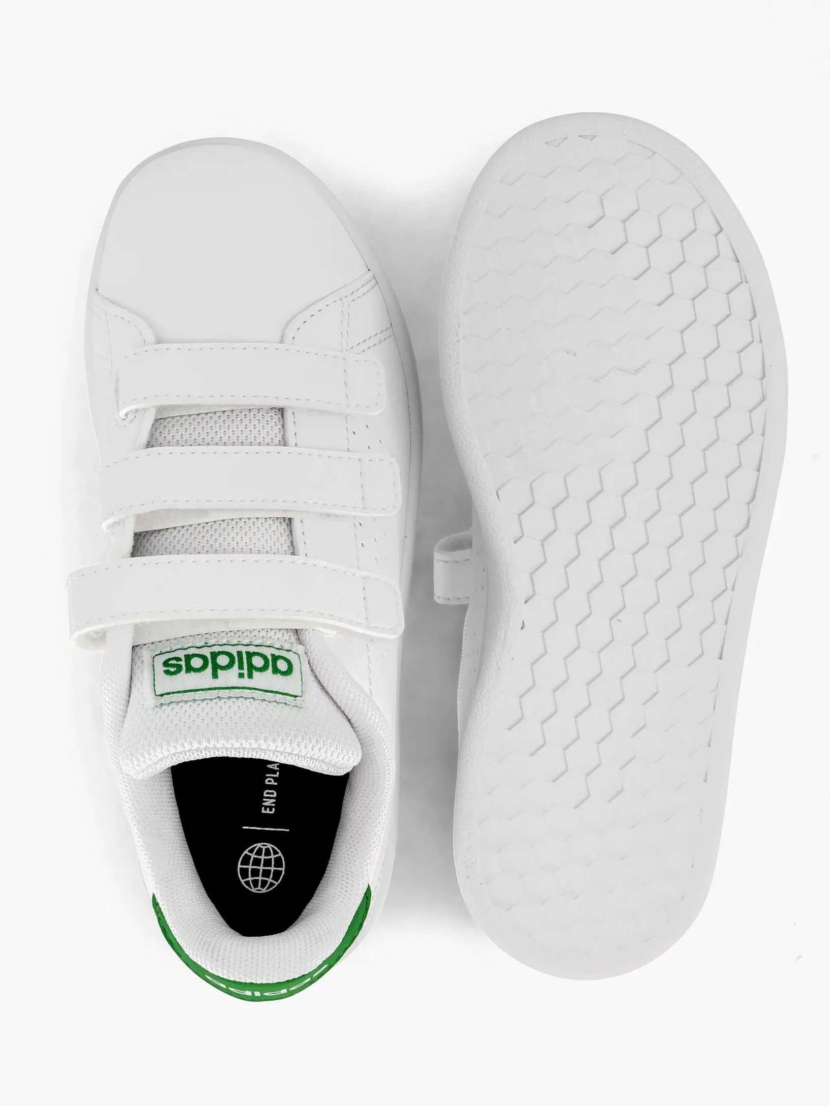 Kinderen adidas Witte Advantage Cf C