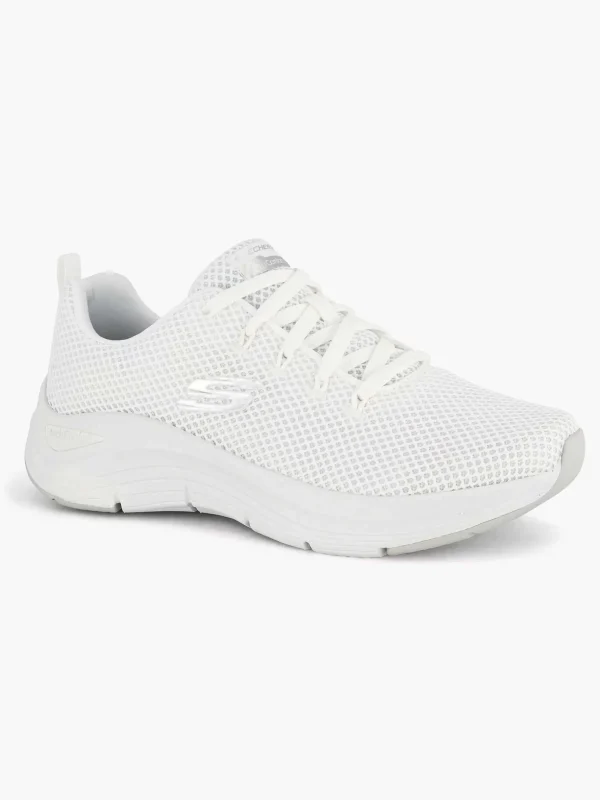 Dames Skechers Witte Arch Comfort - Natural Flutter