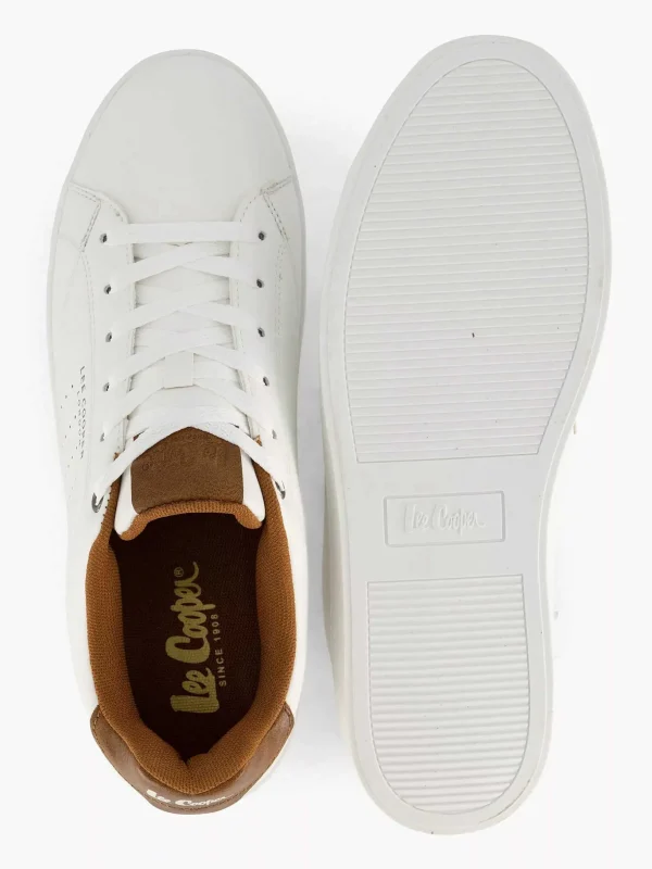 Heren Lee Cooper Witte Bolton Men Low