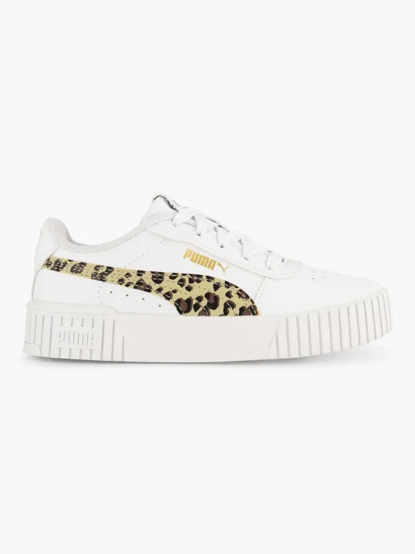 Kinderen Puma Witte Carina 2.0 Animal Update Ps