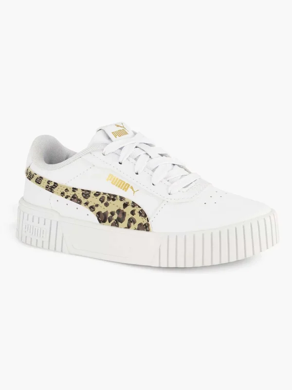 Kinderen Puma Witte Carina 2.0 Animal Update Ps