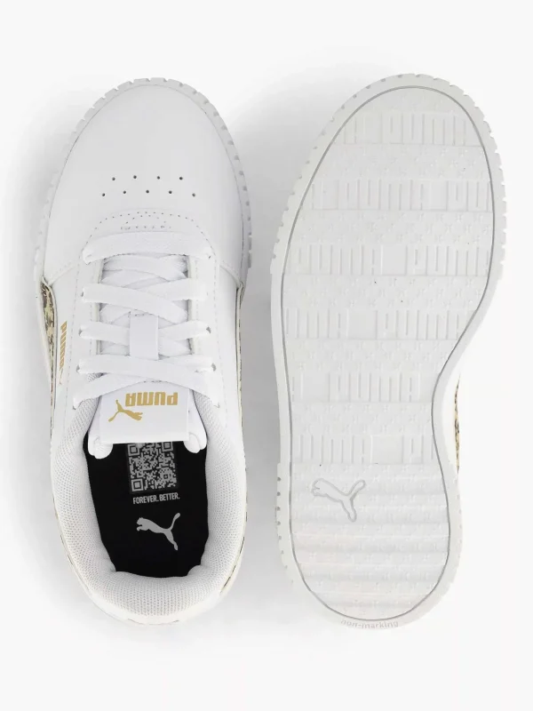 Kinderen Puma Witte Carina 2.0 Animal Update Ps