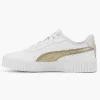 Dames Puma Witte Carina 2.0 Metallic Shine