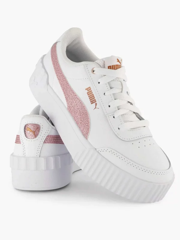 Kinderen Puma Witte Carina Lift Glitz Jr