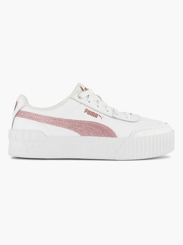 Kinderen Puma Witte Carina Lift Glitz Jr