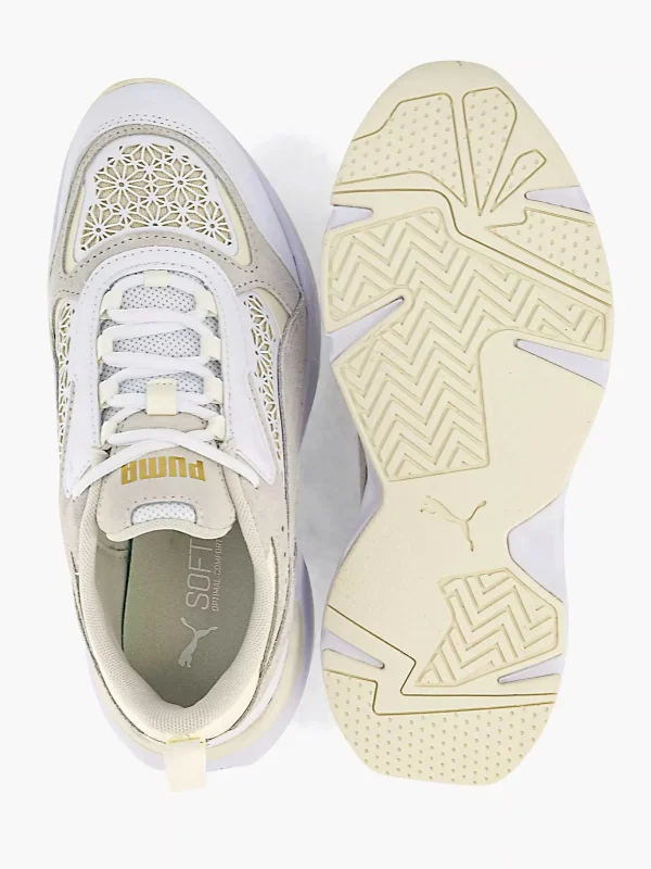 Dames Puma Witte Cassia Laser Cut