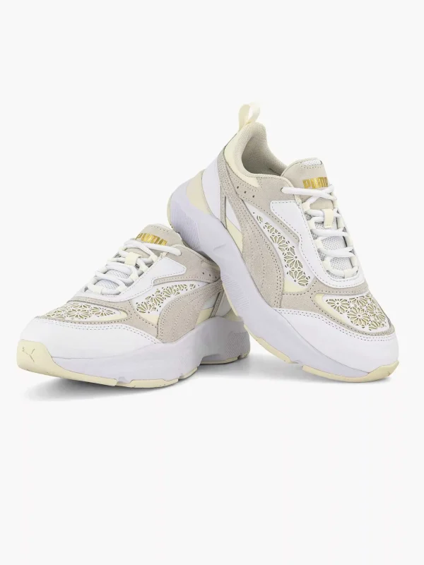 Dames Puma Witte Cassia Laser Cut