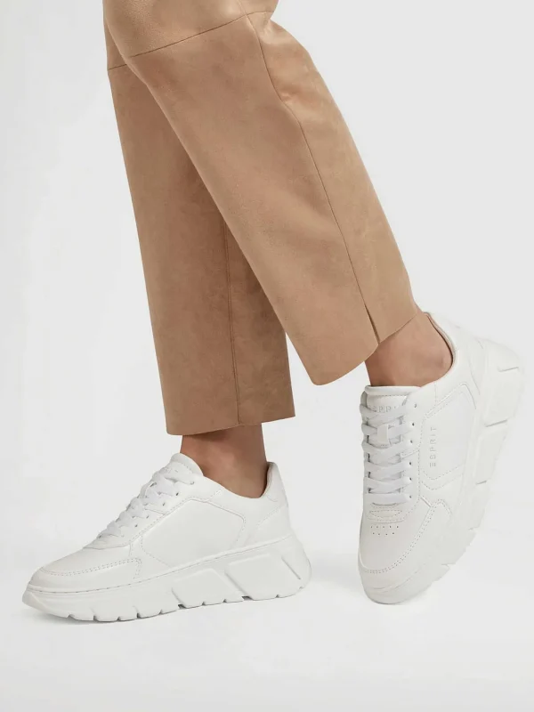 Dames Esprit Witte Chunky Sneaker