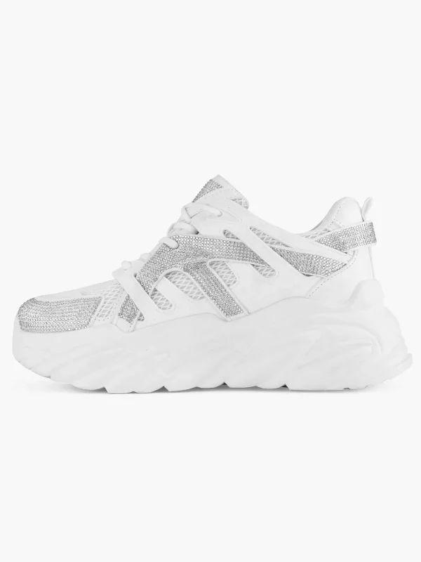 Dames Oxmox Witte Chunky Sneaker